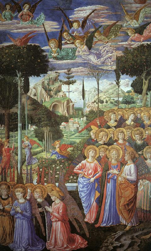 Angels Worshipping, Benozzo Gozzoli